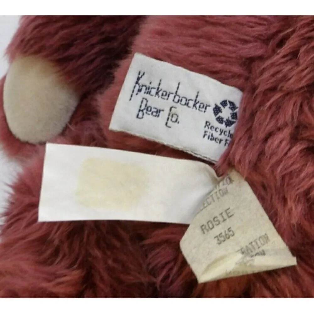 KNICKERBOCKER BEAR CO vintage red-ish brown 14